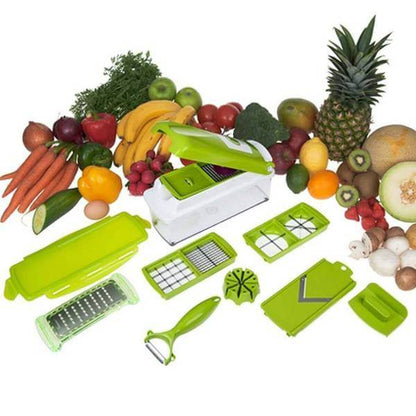 12 Piece One Step Precision Cutting Nicer Dicer Plus