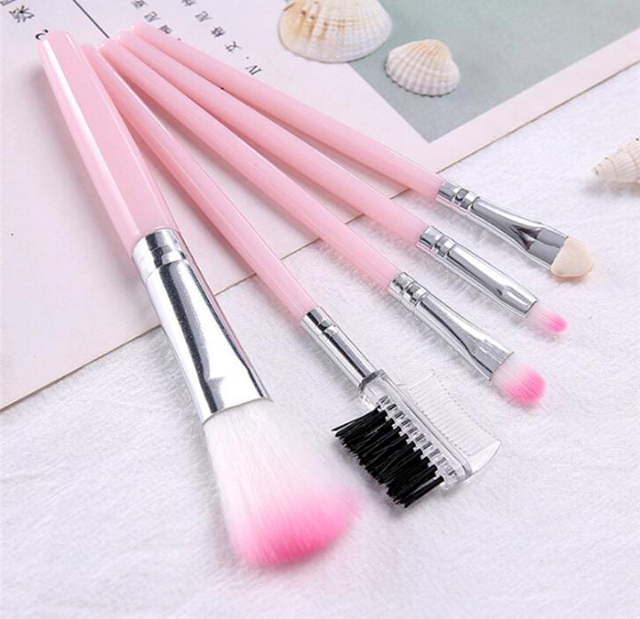 Pack Of 5pcs Makeup Tools and Brush Set - Makeup Brush Set.