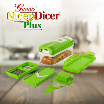 12 Piece One Step Precision Cutting Nicer Dicer Plus